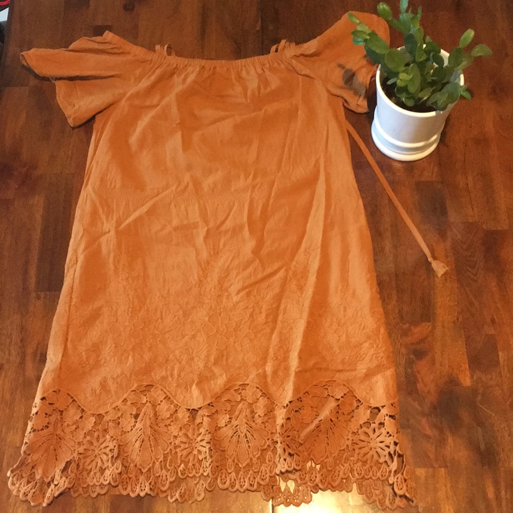 Madewell shoulderless dress
